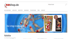 Desktop Screenshot of koi-shop.com